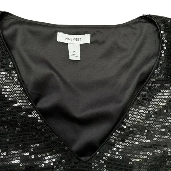 Nine West, Black, Dress Tank, Sequence, Size Medium, NWOT, Excellent Condition, - Picture 5 of 11